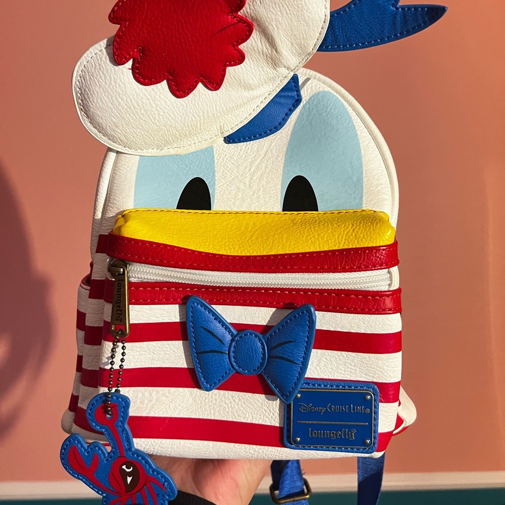 Disney Cruise Line Loungefly Donald Duck Backpack